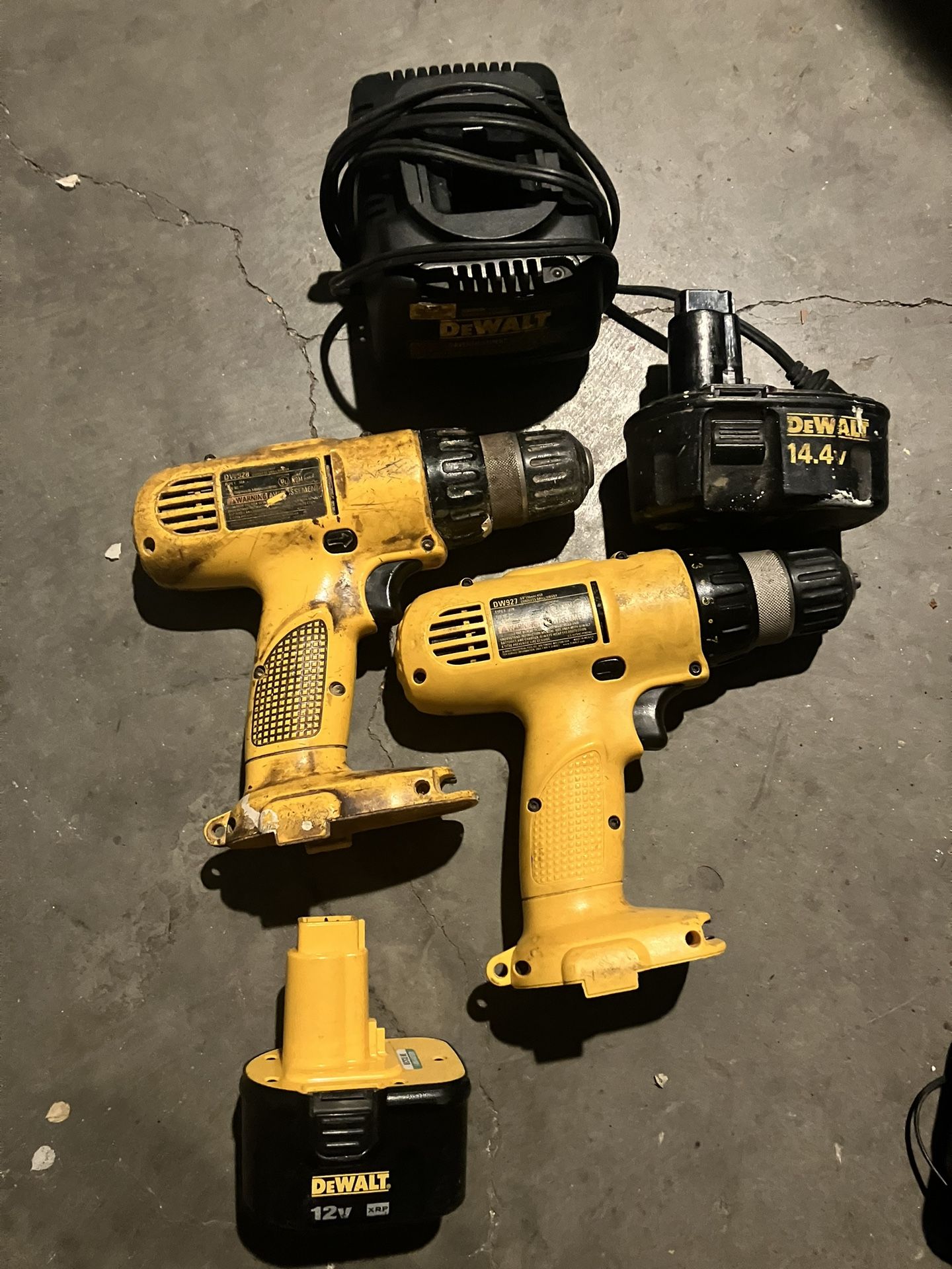 Dewalt Drills (2) Used,