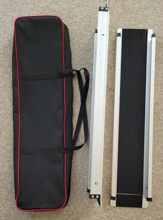 Wheelchair double ramp