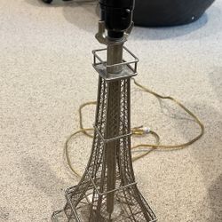Vintage Paris Eiffel Tower Table Lamp