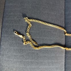  14k Cuban Necklace With Charm