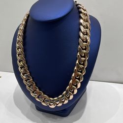 Rose Gold Cuban Choker