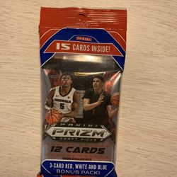 Panini NBA Prizm Cello 2021 Draft Picks Lamelo Ball Fat Pack Hanger Mega