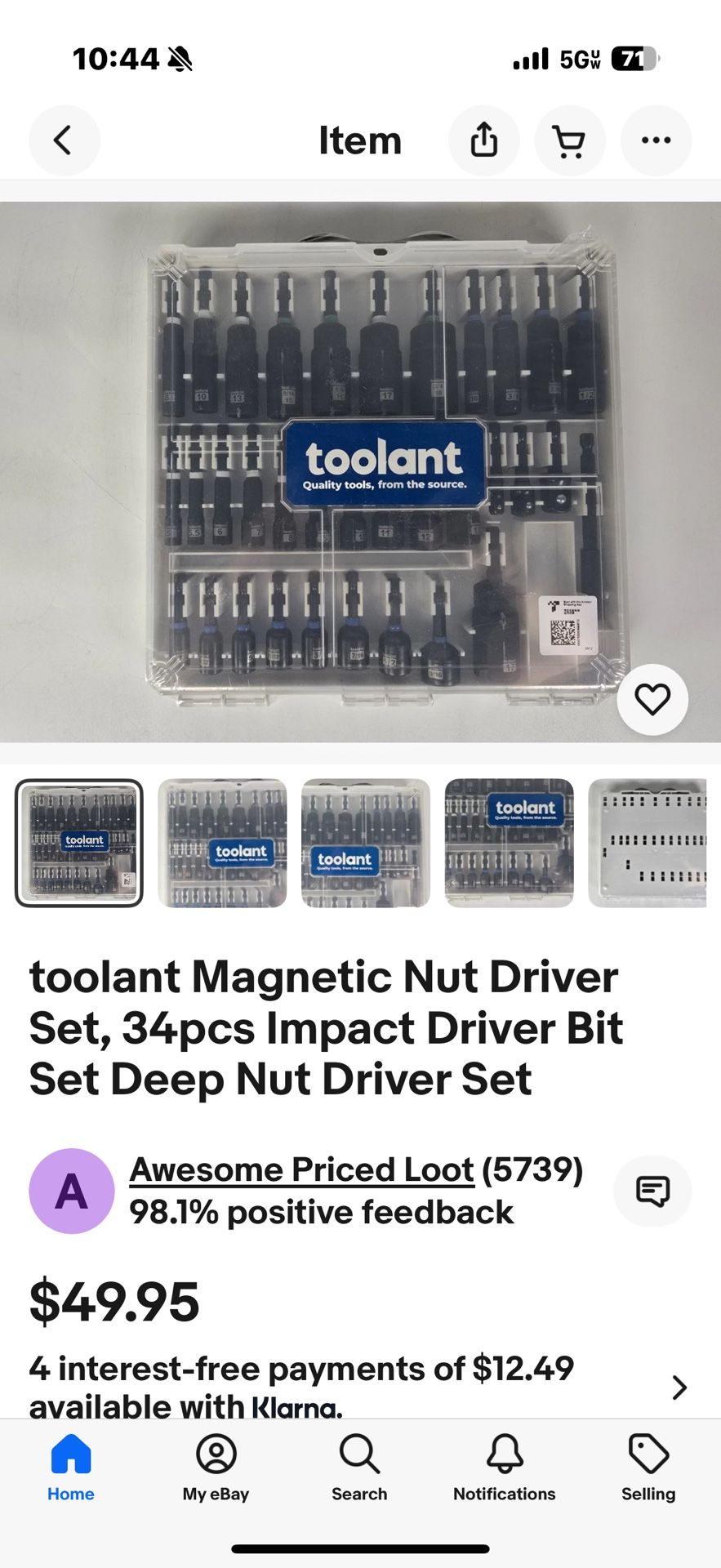 Toolant Set New In Box