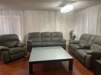 Electric Recliner Set - 3 pieces