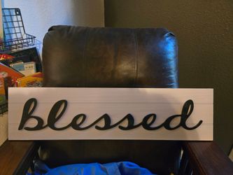 Blessed Home Decor Sign
