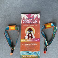 3 Day Tortuga Music Festival Tickets (2 passes)