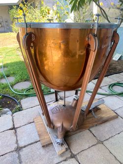 1950’s VINTAGE - Copper Kettle Drum Timpani with Pedal Mechanism