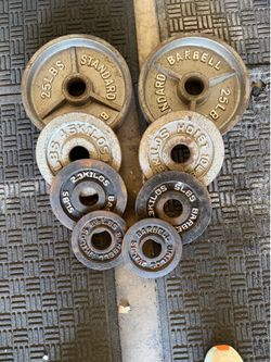 Olympic weights 85lbs total