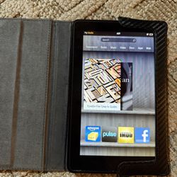 M-Edge faux leather Amazon Kindle Fire Tablet Black Cover case