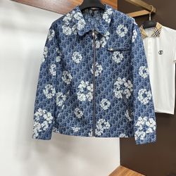 Dior CD Men’s Blue Jacket 2025 New 