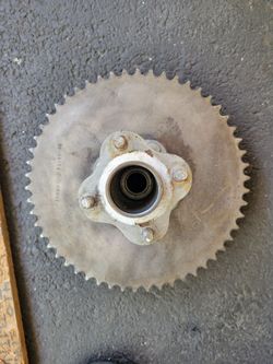 60t sprocket with brake drum