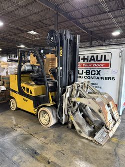 2020 YALE GLC120VX FORKLIFT W/ CASCADE PAPER ROLL CLAMP
