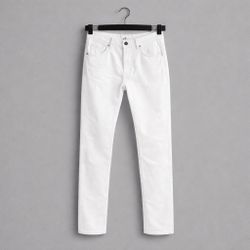 KITH x Ones Stroke Tokyo Japanese Selvedge Distressed Denim White Jeans Size 30