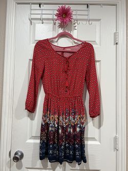 Hollister Floral Long Sleeve Dress