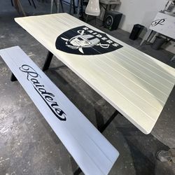 Raiders Picnic Table 