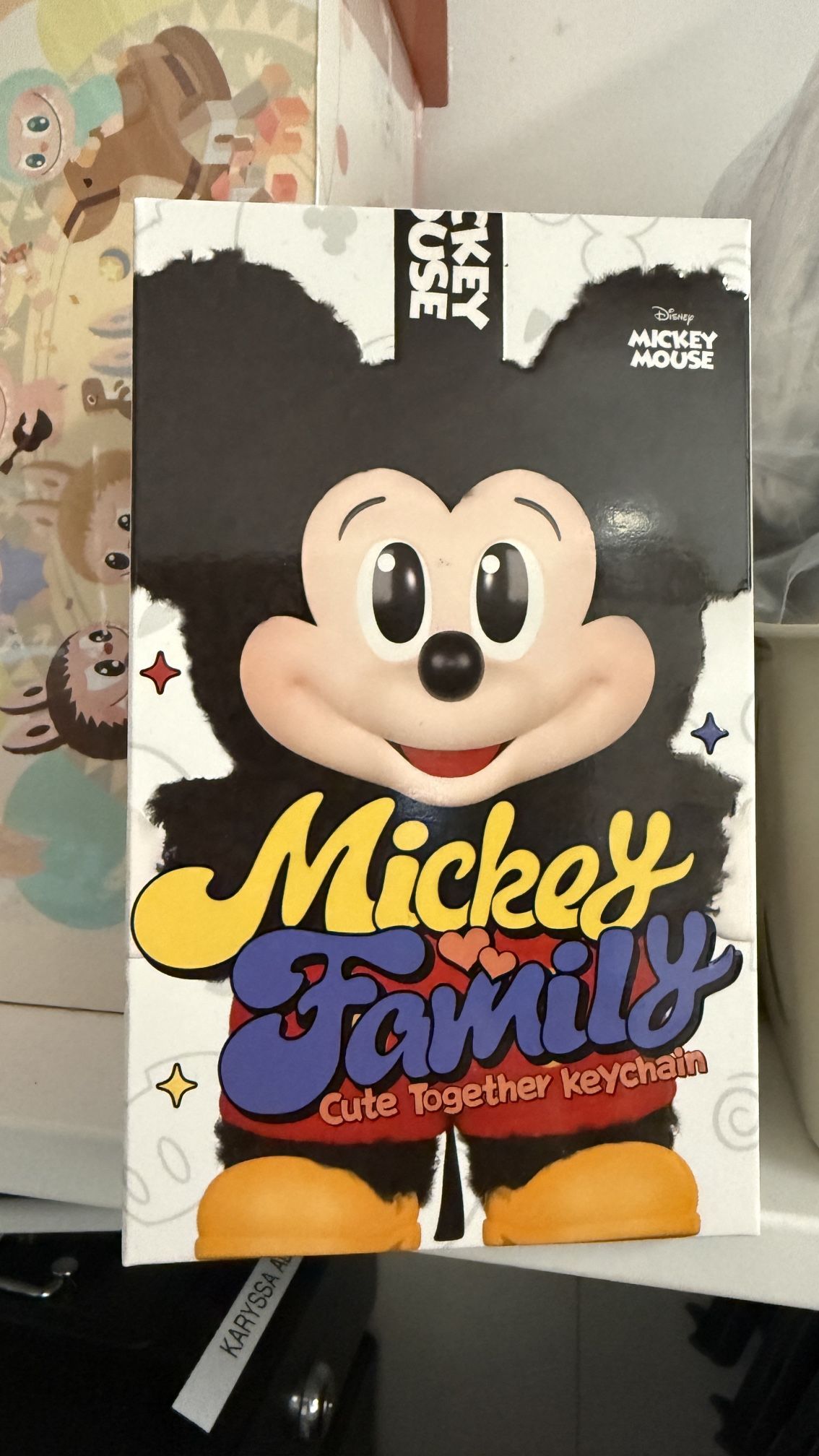 Authentic Disney Mickey Family Keychain