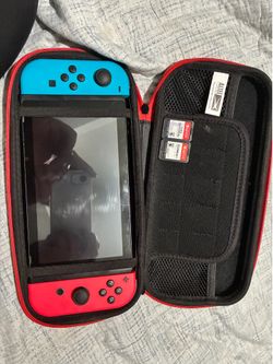 Nintendo switch with games
