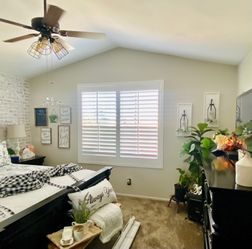 Send Measurements for Pricing |Premium Hard Wood Plantation Shutters | Installation & Warranty Included | Window, Sliding, and Closet Door Shutters 