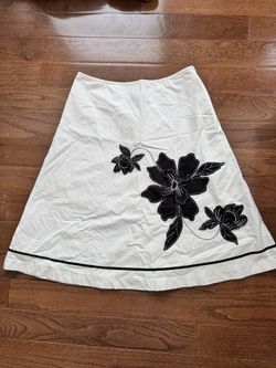Black & White Floral Shirt