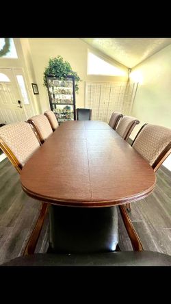 Dining Set With 8 Chairs
