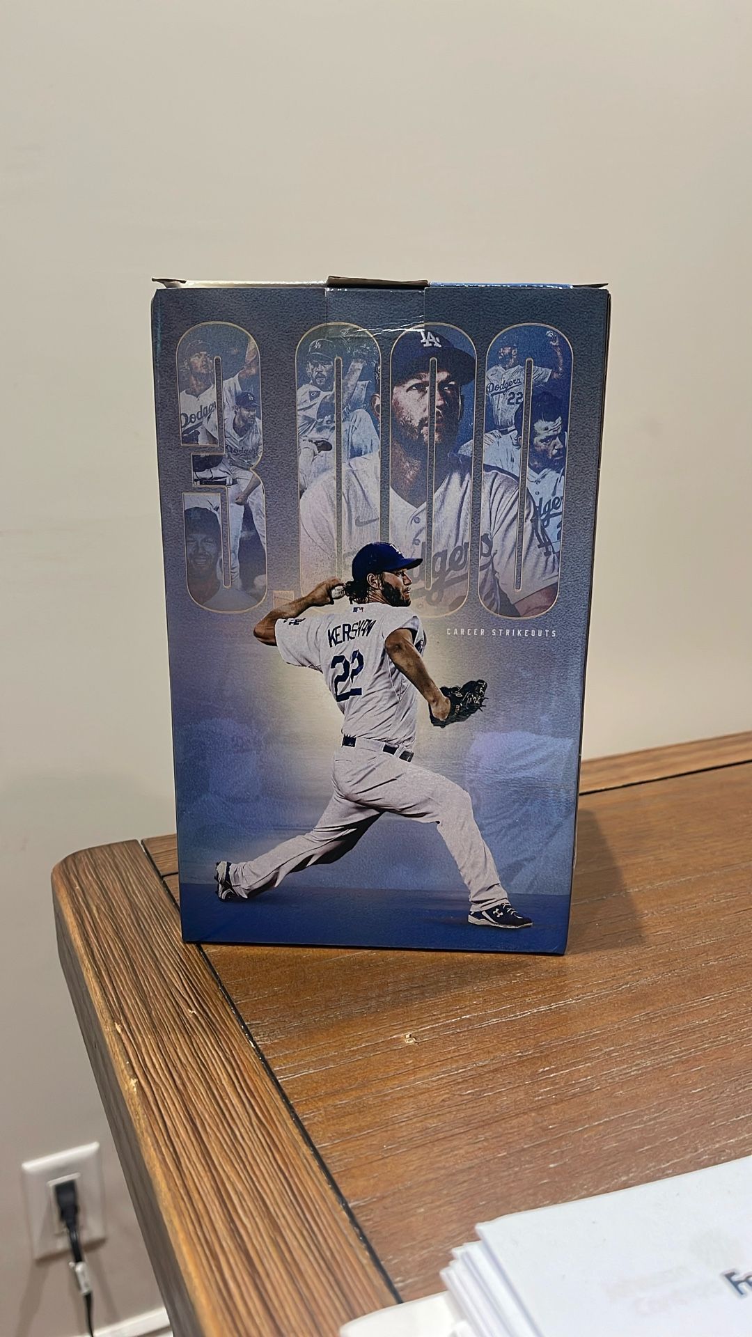 Clayton Kershaw Bobblehead 3k K’s