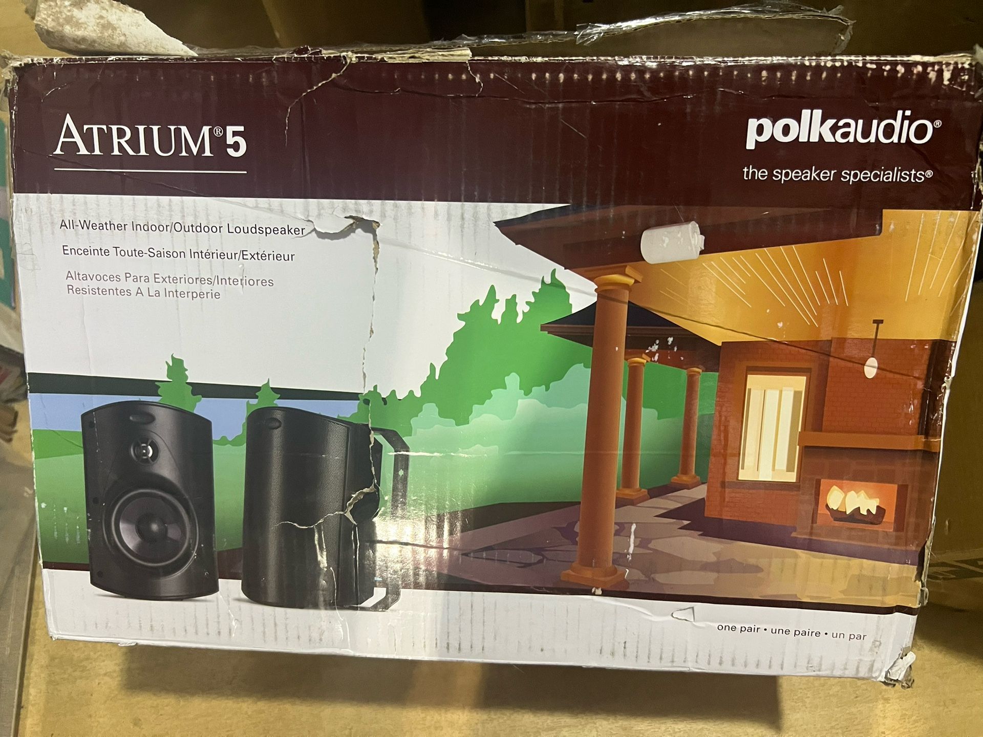Polk Atrium 5 Indoor/outdoor Weatherproof Audio Speakers