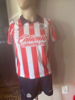 Chivas home KIDS soccer jerseys size from 6-7 9-10 11- 12 years old.