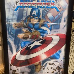 Superhero picture and blanket