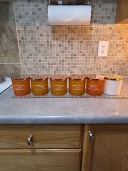 Clean 3 wick candle jars