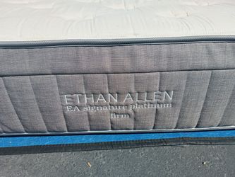 Queen Size Mattress by Ethan Allen EA Signature Platinum Firm Eurotop