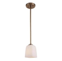 NEW Blaire 1-Light Mini Pendant Fixture – Modern – Brushed Bronze - 51523CBR