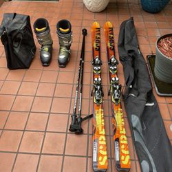 Skis And Boots 