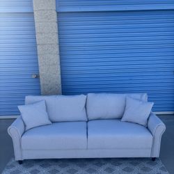 FREE DELIVERY- Brand New Light Gray Loveseat Sofa - Compact and Stylish for Any Space 