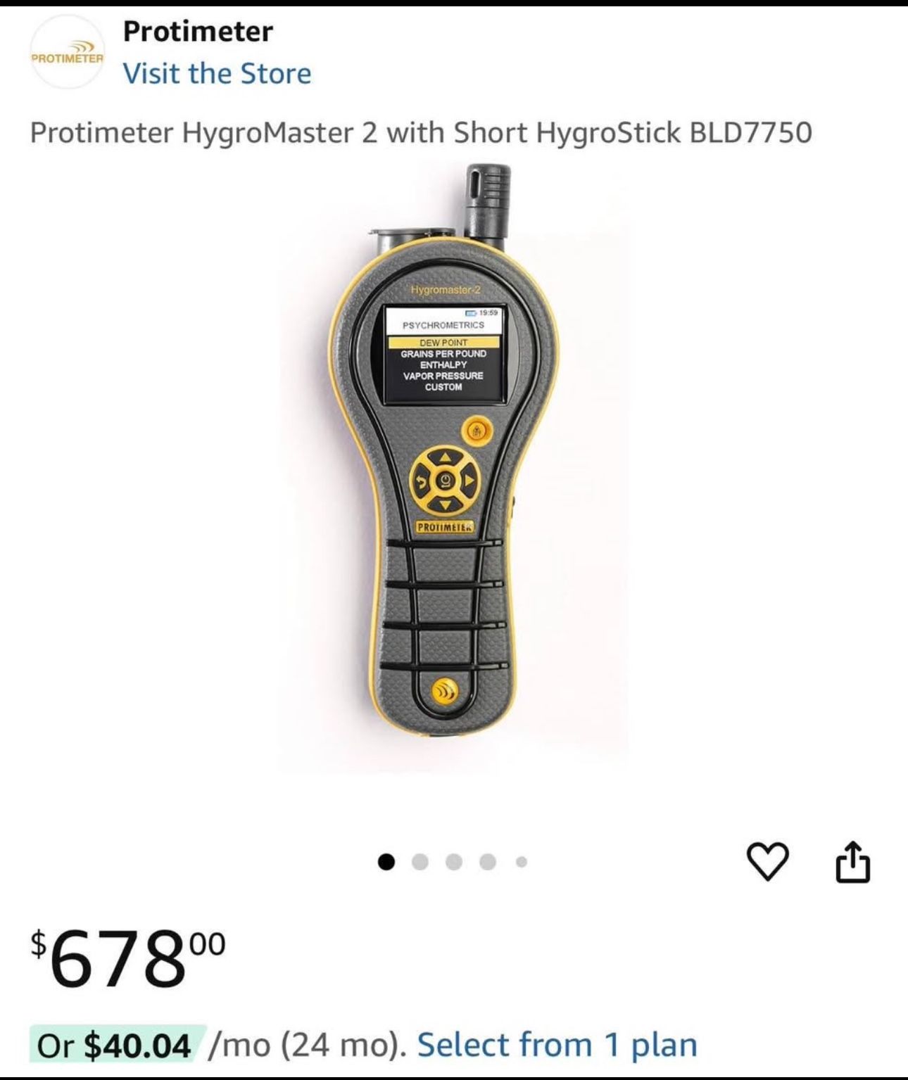 Protimeter HygroMaster 2