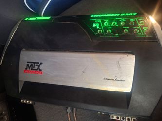 AMPLIFICADOR AMPLIFIER MTX 2 CHANELS GOOD CONDICIÓN ABLO ESPAÑOL
