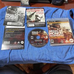 Ps3 Medal Of Honor Warfighter Limited Edition CIB 