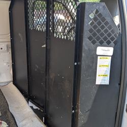 Work Van Partition Door Gate Swing With Lock 