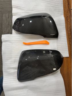 MK5 SUPRA OEM CARBON FIBER MIRROR CAPS