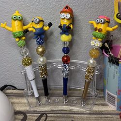 Minion Beaded Pens