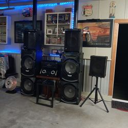 EDASISON PROFESSIONAL DUAL SYSTEM PLAYER AND CORDLESS MICROPHONES 