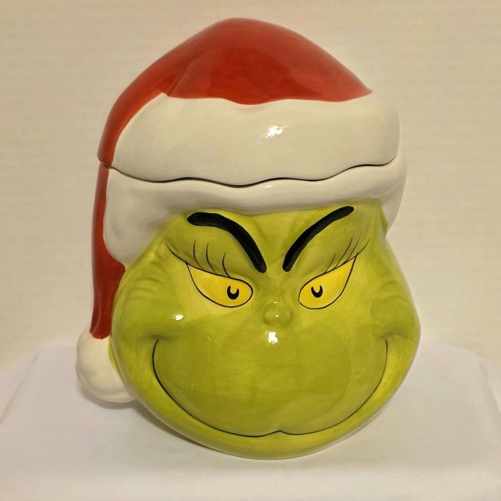 Christmas Grinch Cookie JAR,All Products : American Fashion Style Bags On Sale