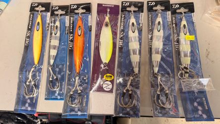 Daiwa And Shimano jigs