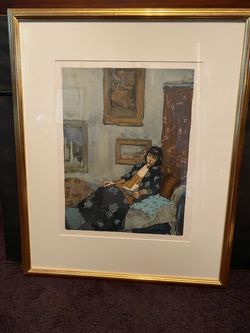 Malcolm Liepke- Woman Reading AP 1990