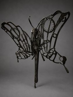 🦋 Handcrafted Scrap Metal Butterfly Wall Art 🦋