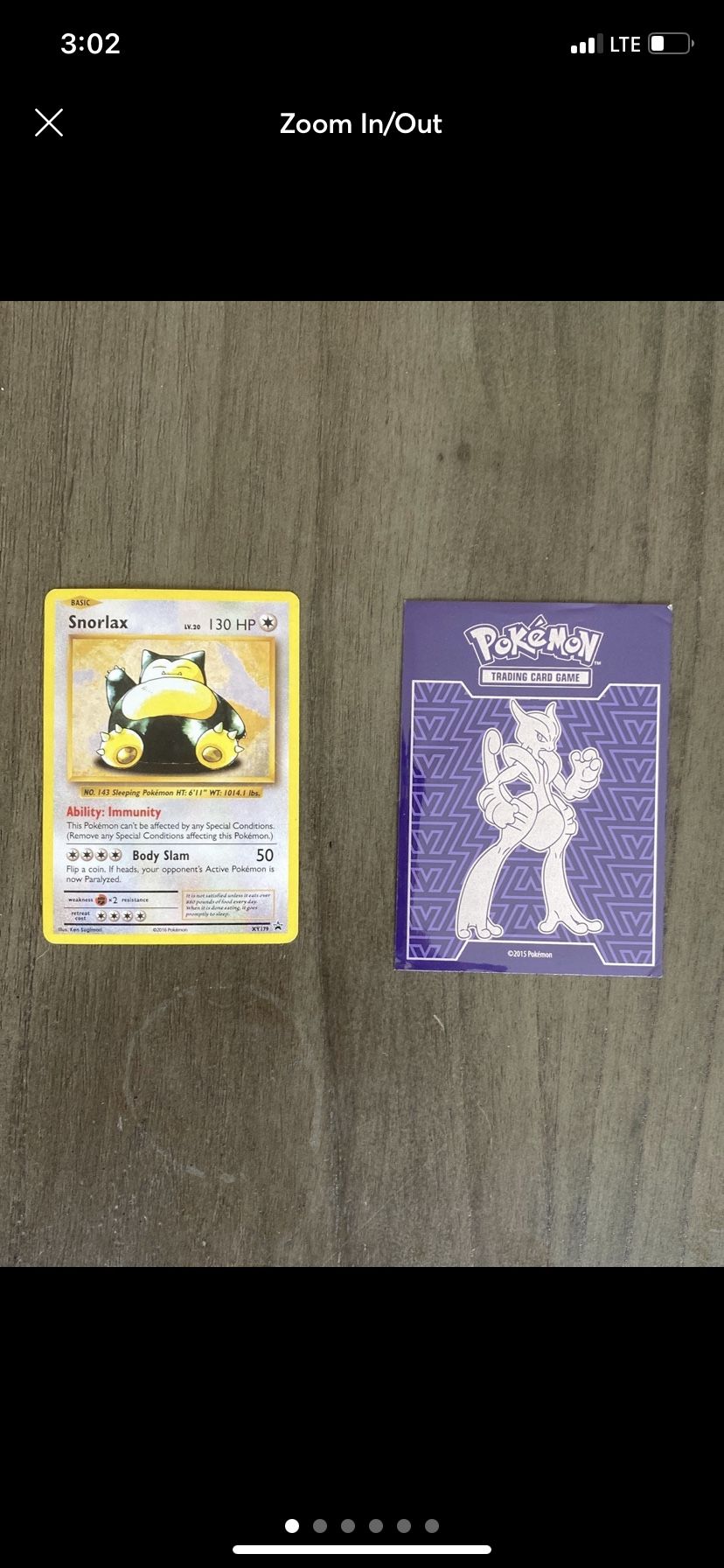Snorlax - HOLO XY179 (PROMO) + Mewtwo X Card Sleeve