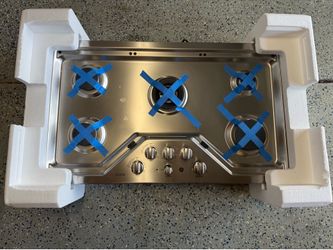 GE 36 stainless cooktop
