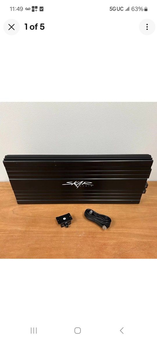 Skar Skv2 3500.1 Amplifier New With Bass Knob
