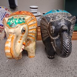 2 Elephant Banks They Are Heavy Both For 10dollars