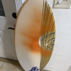 Tabla de Surf Skimboard grande de cuña Pintail/Obra de arte personalizada