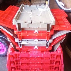 Interlocking Lid Storage Bins